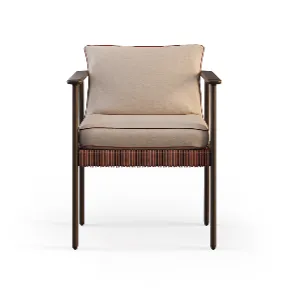 İp Örgü Ahşap Bahçe Koltuğu | Modern ve Konforlu Dış Mekân Koltuğu