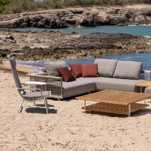 Lüks Modüler Bahçe & Sahil Oturma Grubu | Dayanıklı Dış Mekan Mobilyası