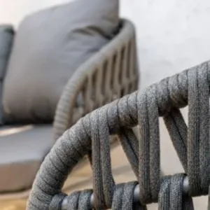 Örgü İpli Modern Balkon ve Bahçe Sandalyesi