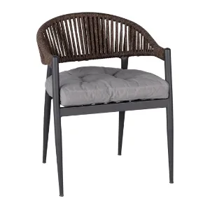 Koza Model Kahverengi Bahçe Sandalyesi