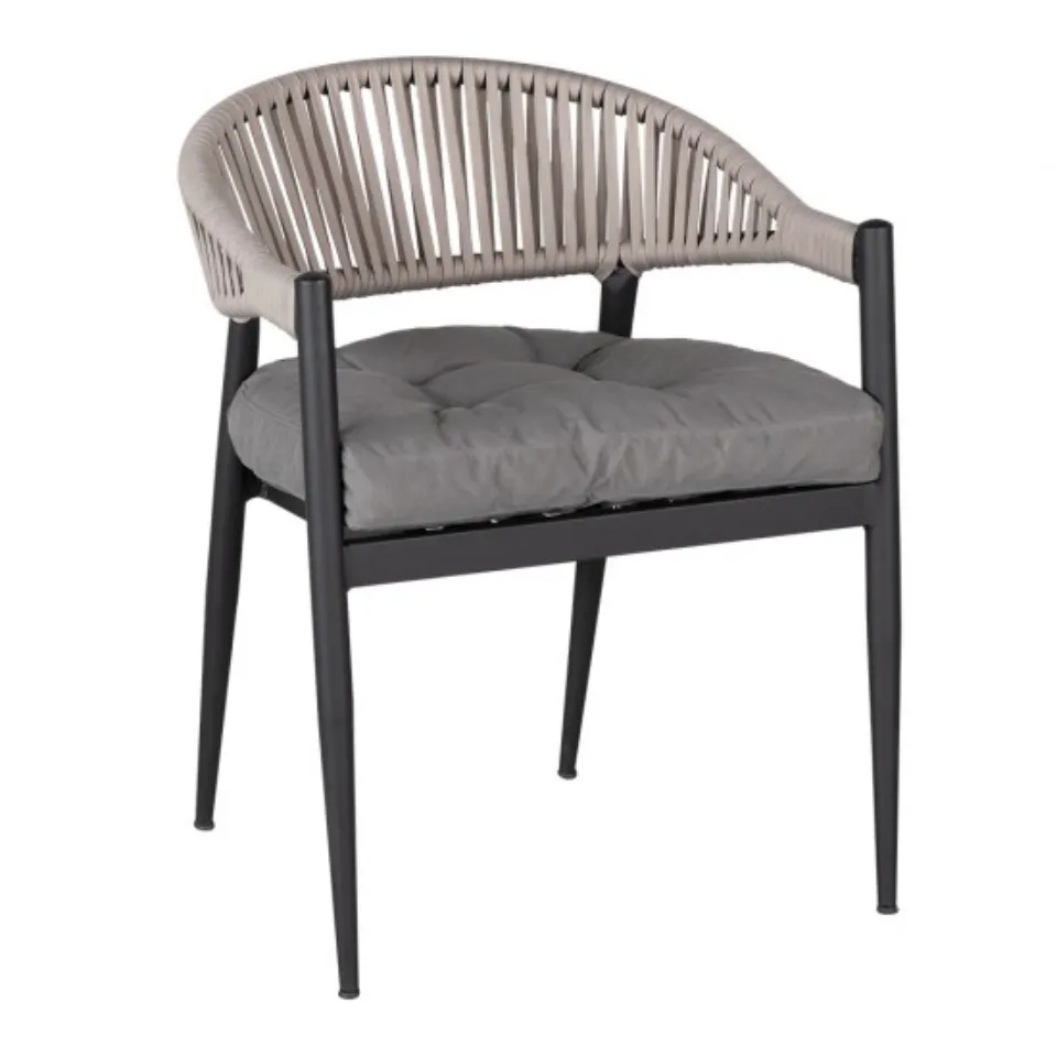 Koza Model Beyaz Bahçe Sandalyesi